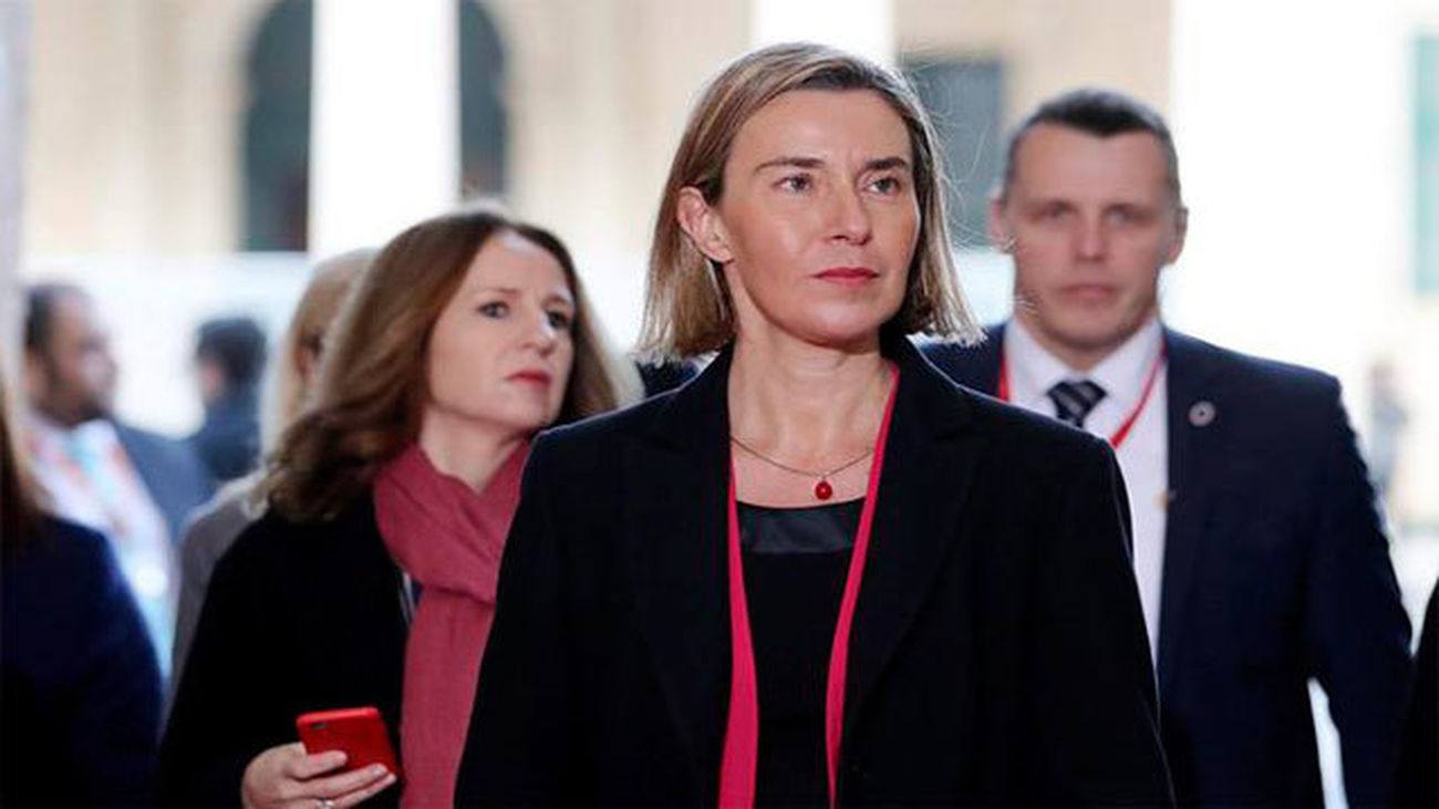 La alta representante de la UE para la Política Exterior, Federica Mogherini