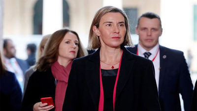 Mogherini exige a EEUU que "no interfiera" en la política europea