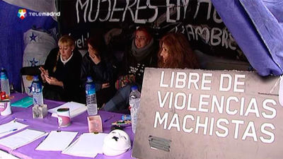 Huelga de hambre en Sol contra la violencia machista