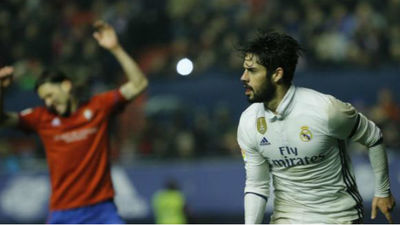 1-3. Isco desatasca al Real Madrid en El Sadar