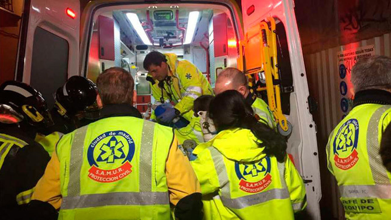 Un niño de 15 años, muy grave tras caer 9 pisos desde un edificio en obras en Atocha