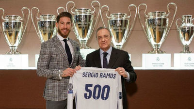 Sergio Ramos cumple 500 partidos con el Real Madrid
