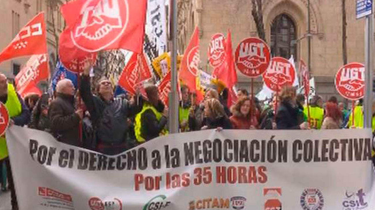 Trabajadores del Ayuntamiento de Madrid piden volver a la jornada de 35 horas
