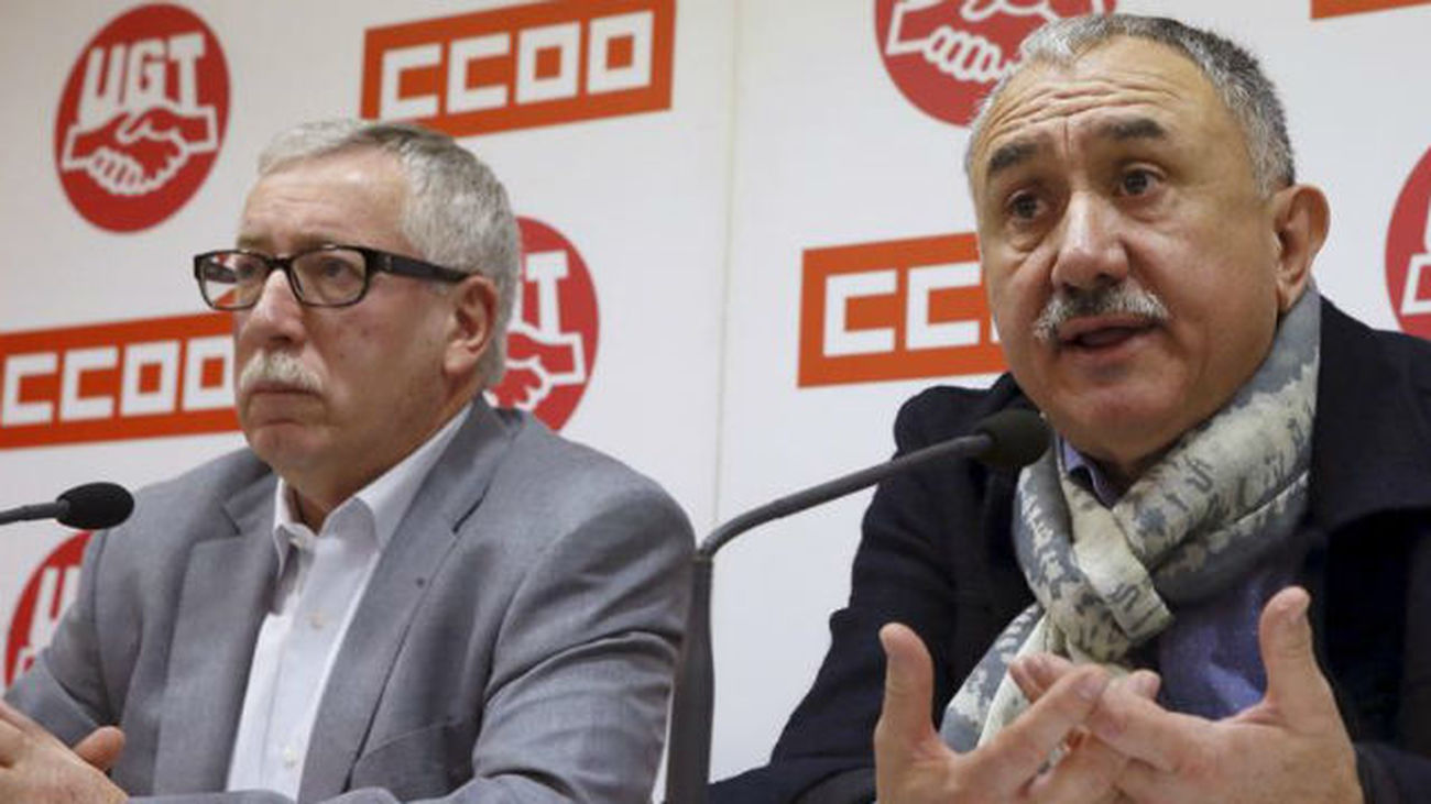 Los sindicatos convocan manifestaciones este domingo por unos "salarios dignos"