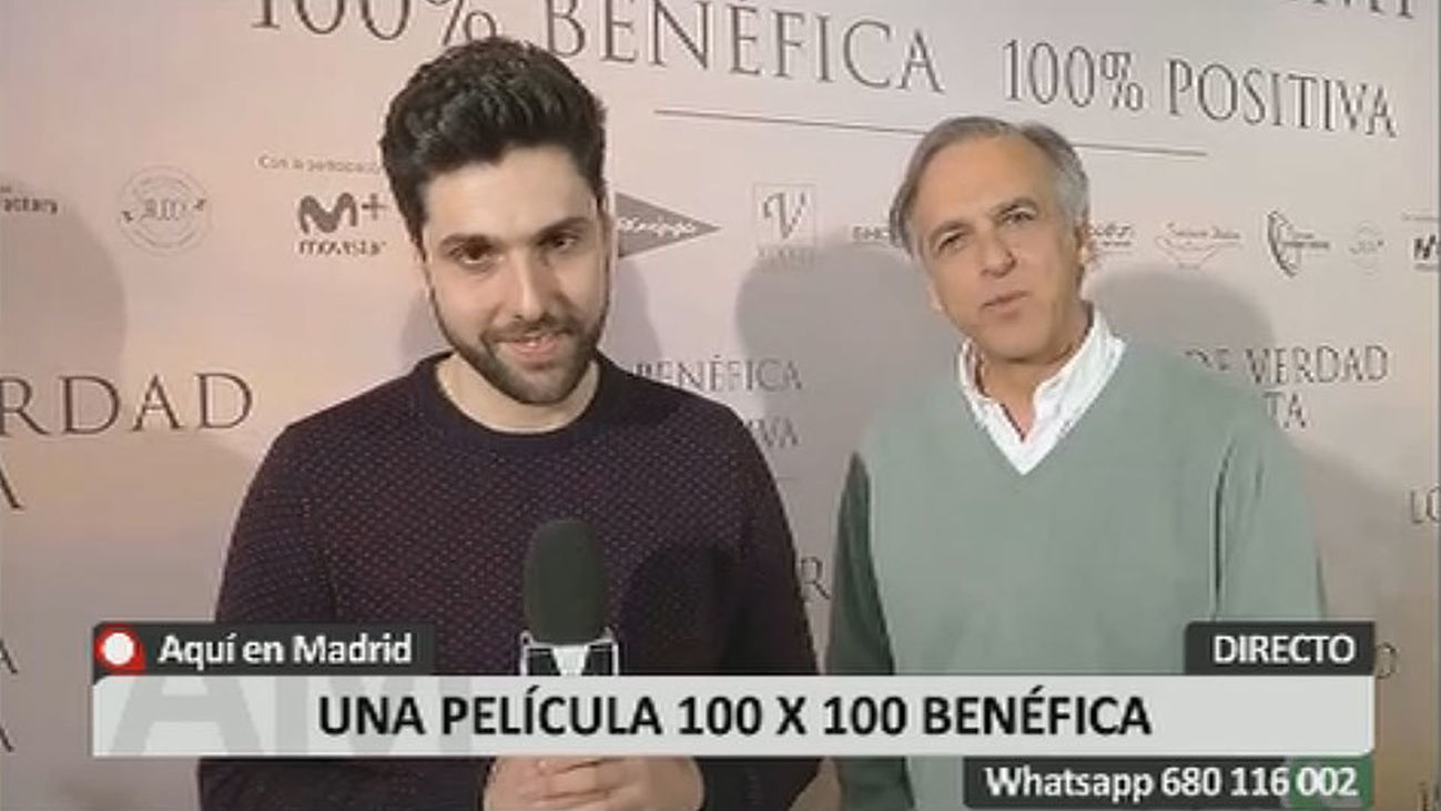 Paco Arango nos presenta su película 100% benéfica