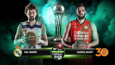 Real Madrid y Valencia Basket se citan en la gran final de la Copa