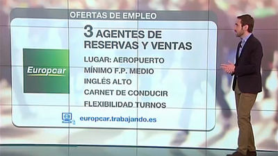 Europcar busca 3 agentes de reservas y ventas