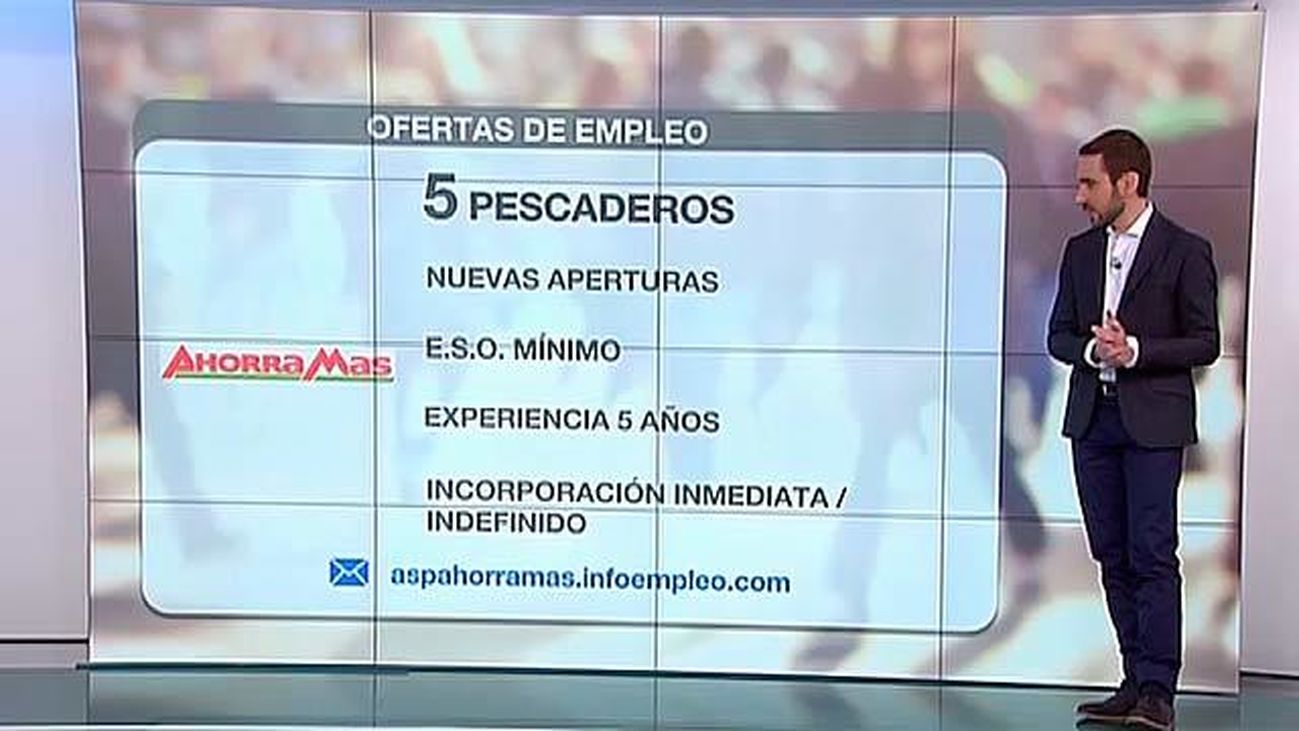 Ofertas para pescaderos, conductores y atención al cliente