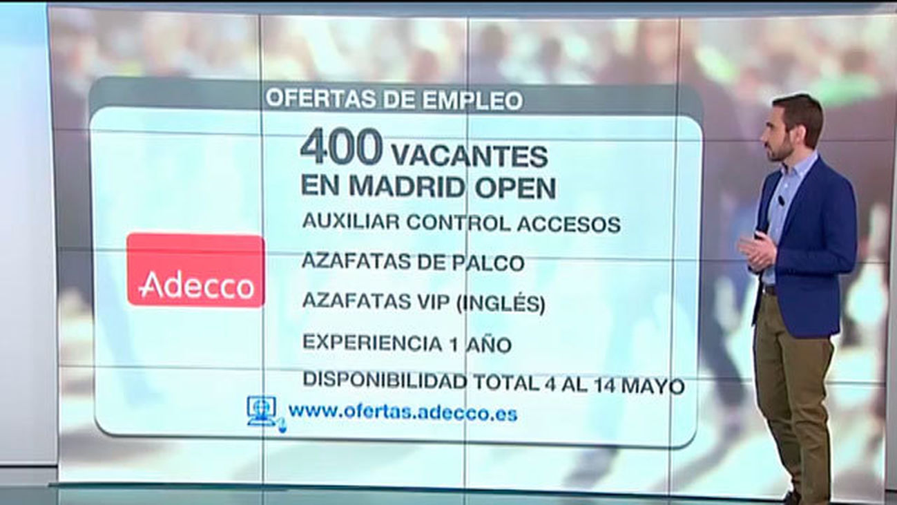 Cientos de empleos en la Comunidad