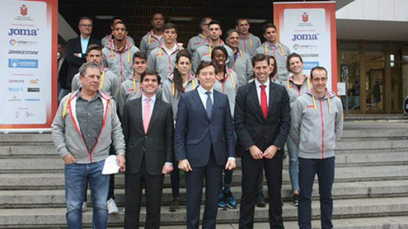 Presentación de la selección española de atletismo