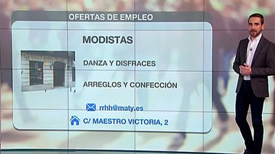 Se necesitan modistas y conductores de taxi