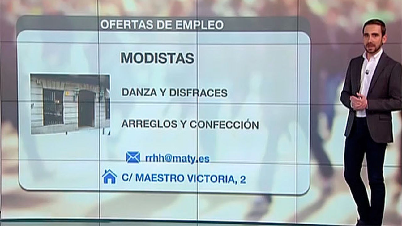 Se necesitan modistas y conductores de taxi