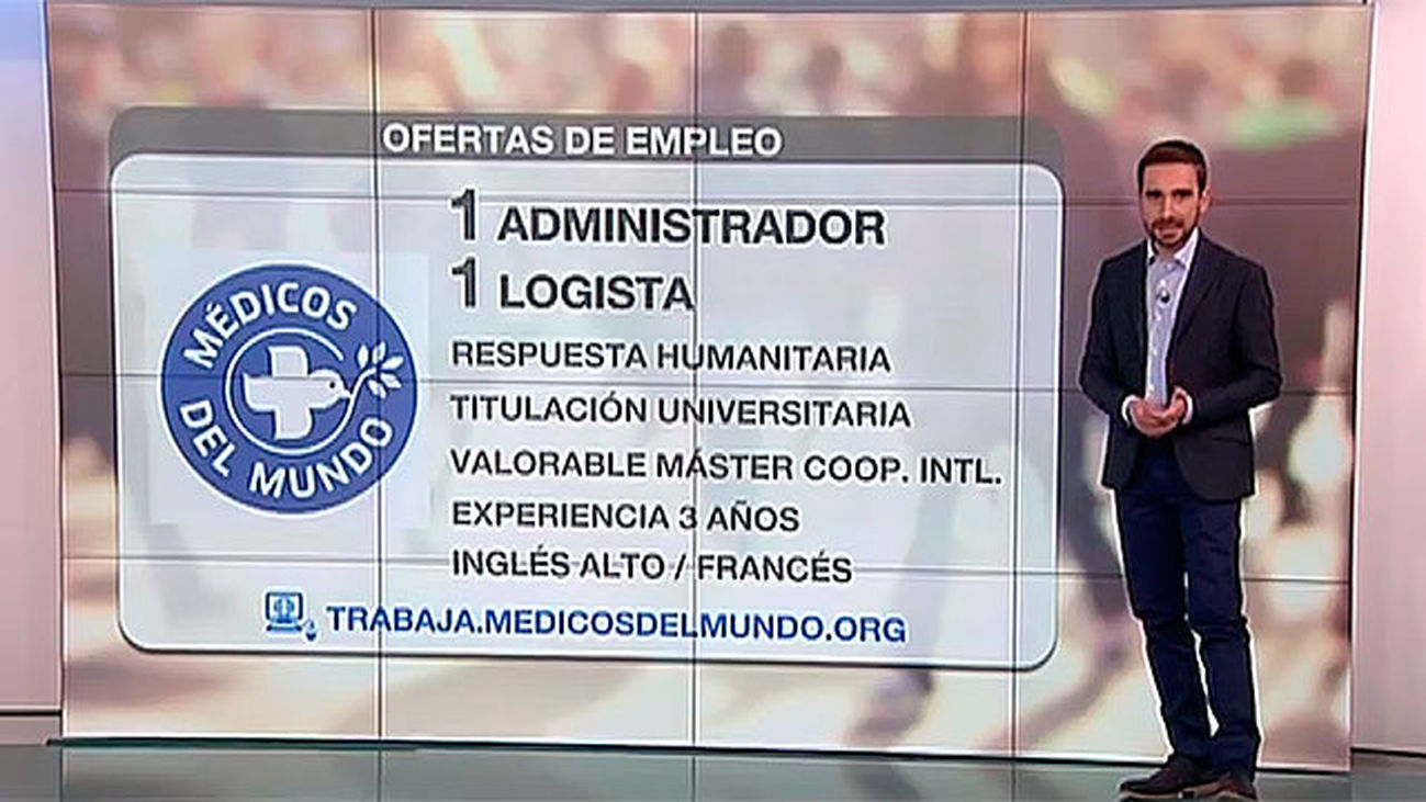 La ONG Médicos del Mundo busca un administrador y un logista
