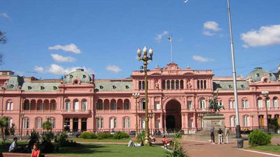 La Casa Rosada, sede del despacho presidencial