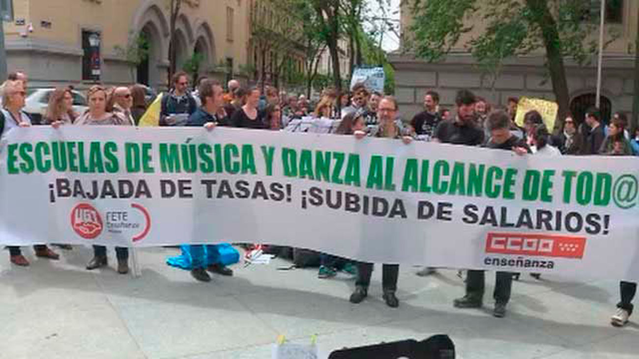 Las escuelas de música municipales en huelga