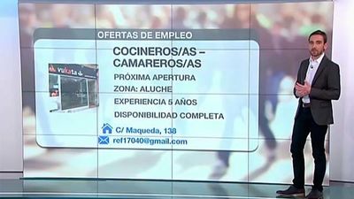 Cocineros y camareros para un restaurante en Aluche