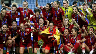 1-0. La selección española, campeona de la Copa Algarve