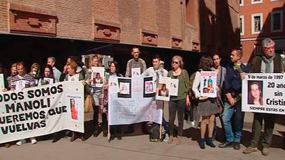 Las familias con desaparecidos contra el olvido