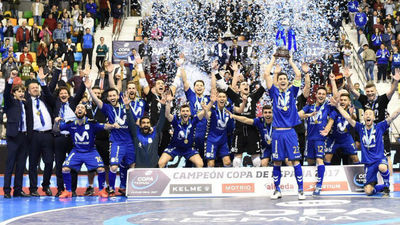 4-4. (8-9). Movistar Inter, gana su décima Copa de España