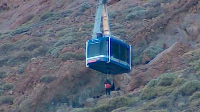 Finaliza la evacuación de 111 personas que pasaron la noche en el Teide