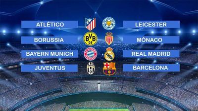 Bayern de Munich-Real Madrid y Atlético-Leicester, en cuartos