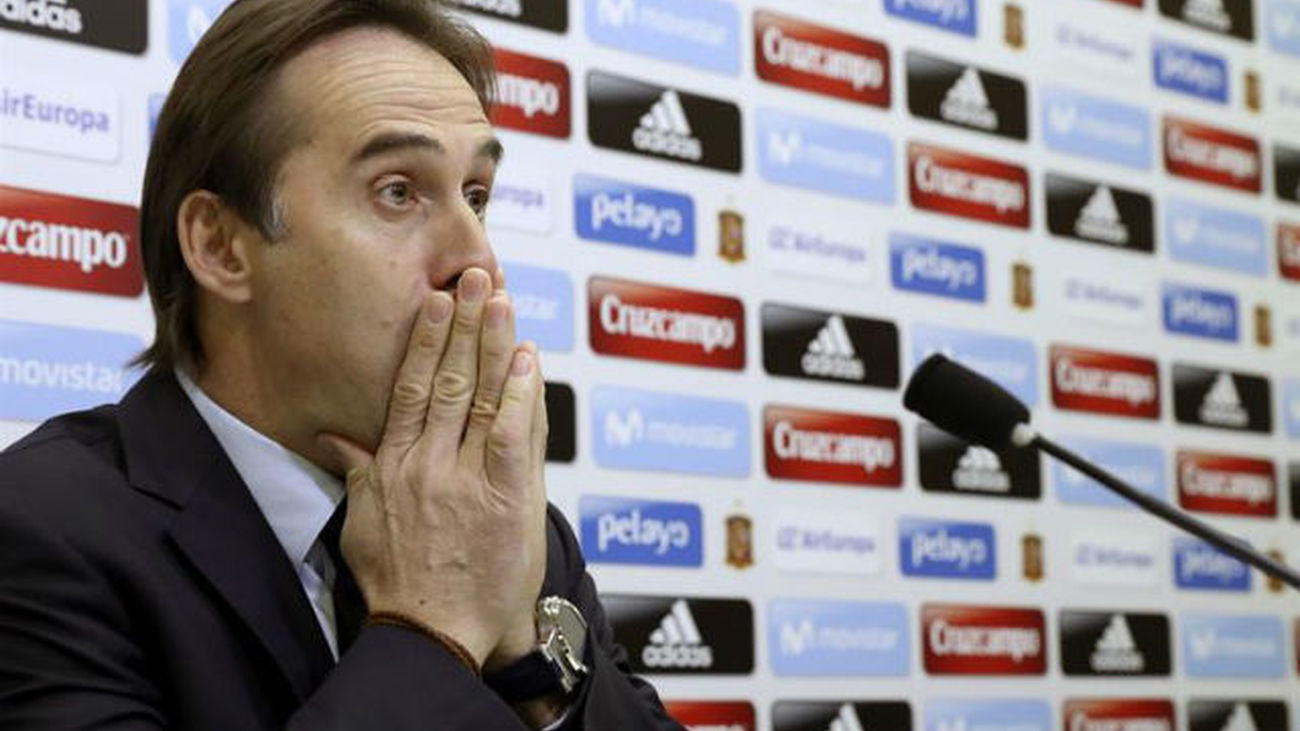 Lopetegui: "Desde que soy seleccionador no he recibido ninguna recomendación"