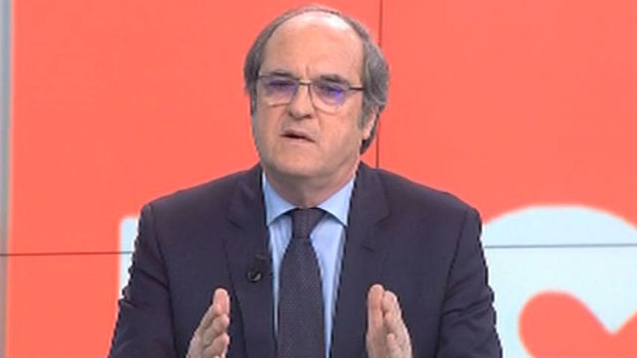El portavoz del PSOE en la Asamblea de Madrid, Angel Gabilondo