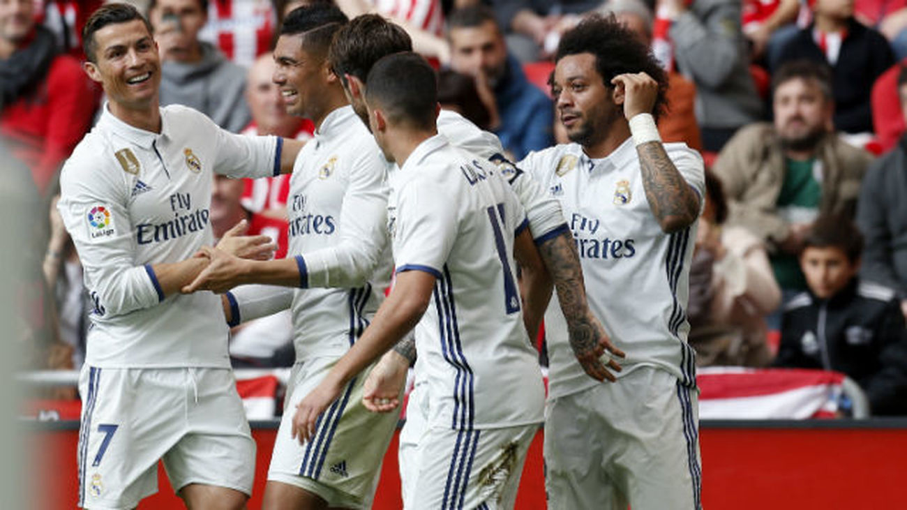 1-2. El Real Madrid asalta el fortín de San Mamés y fortalece su liderato