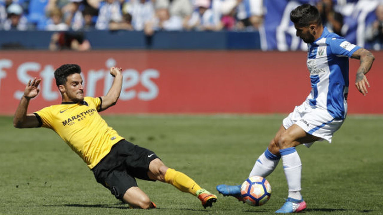 0-0. El Leganés domina a un Málaga sin ideas que perdonó casi al final