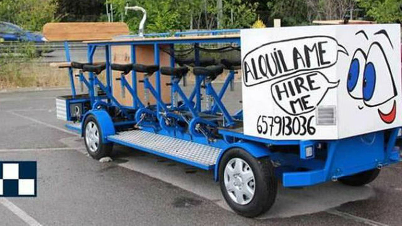 El dueño de las 'bici-birras' de Madrid confía en continuar con la actividad