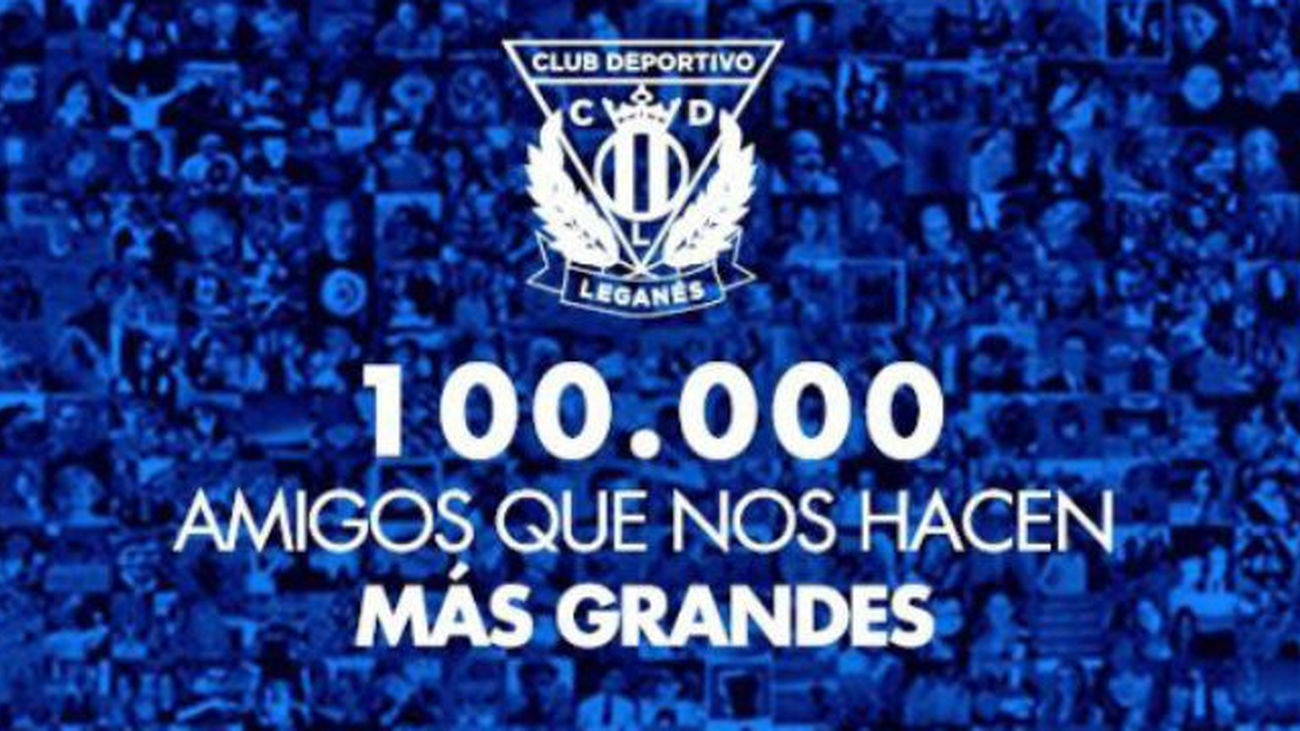 El Leganés alcanza los cien mil seguidores en Twitter
