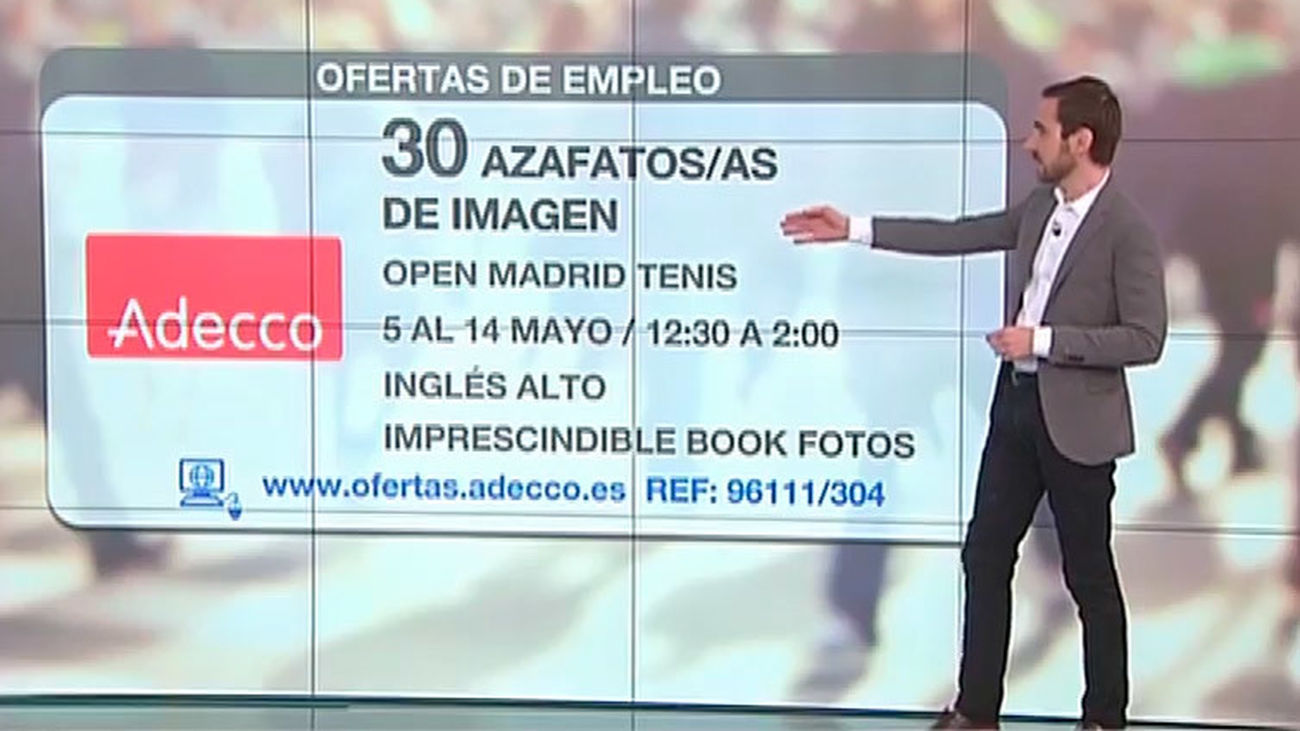 Se buscan 30 azafat@s para el Master de Tenis de Madrid
