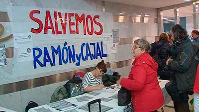 Encierro en el Ramón y Cajal contra los presupuestos sanitarios de la Comunidad