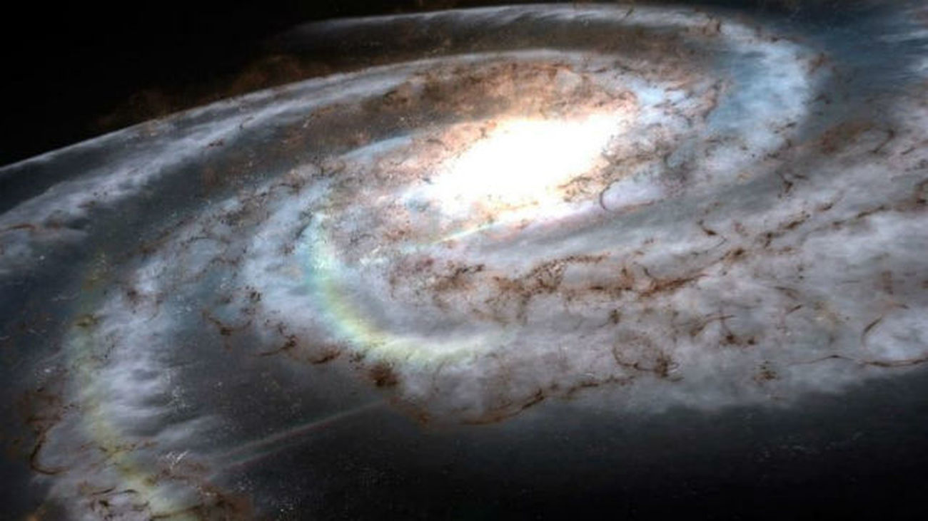 La Vía Láctea era polvorienta y llena de gas en sus orígenes