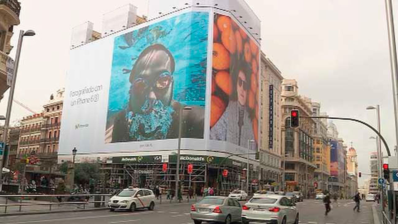 El Ayuntamiento de Madrid regulará la publicidad de lonas y pantallas digitales