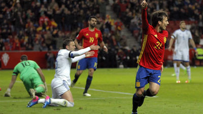 4-1. España barre a Israel y mantiene el liderato