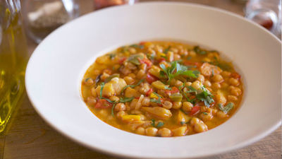 La receta del día: Garbanzos con bacalao