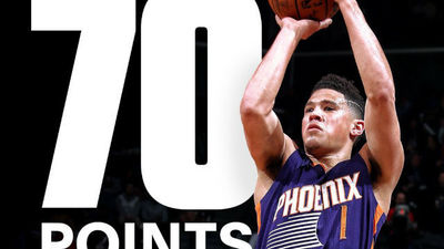 Booker firma 70 puntos con solo 20 años