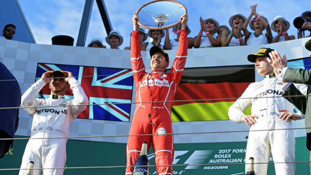 GP Australia: Victoria de Vettel, Sainz, 8º y Alonso abandona