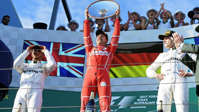 GP Australia: Victoria de Vettel, Sainz, 8º y Alonso abandona
