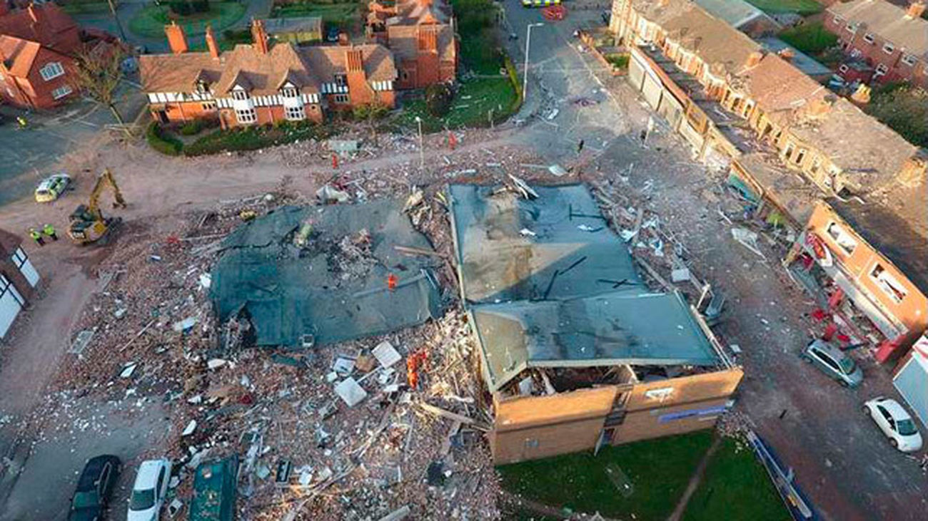 Más de 30 heridos por una explosión de gas en Inglaterra