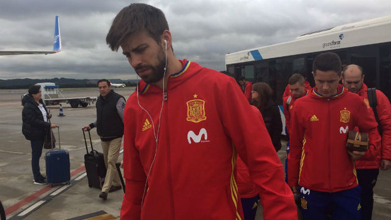 'La Roja' ya está en París