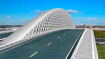 Comienzan las obras del puente de Valdebebas