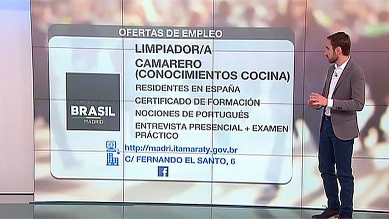 Limpiadores y camareros para la Embajada de Brasil