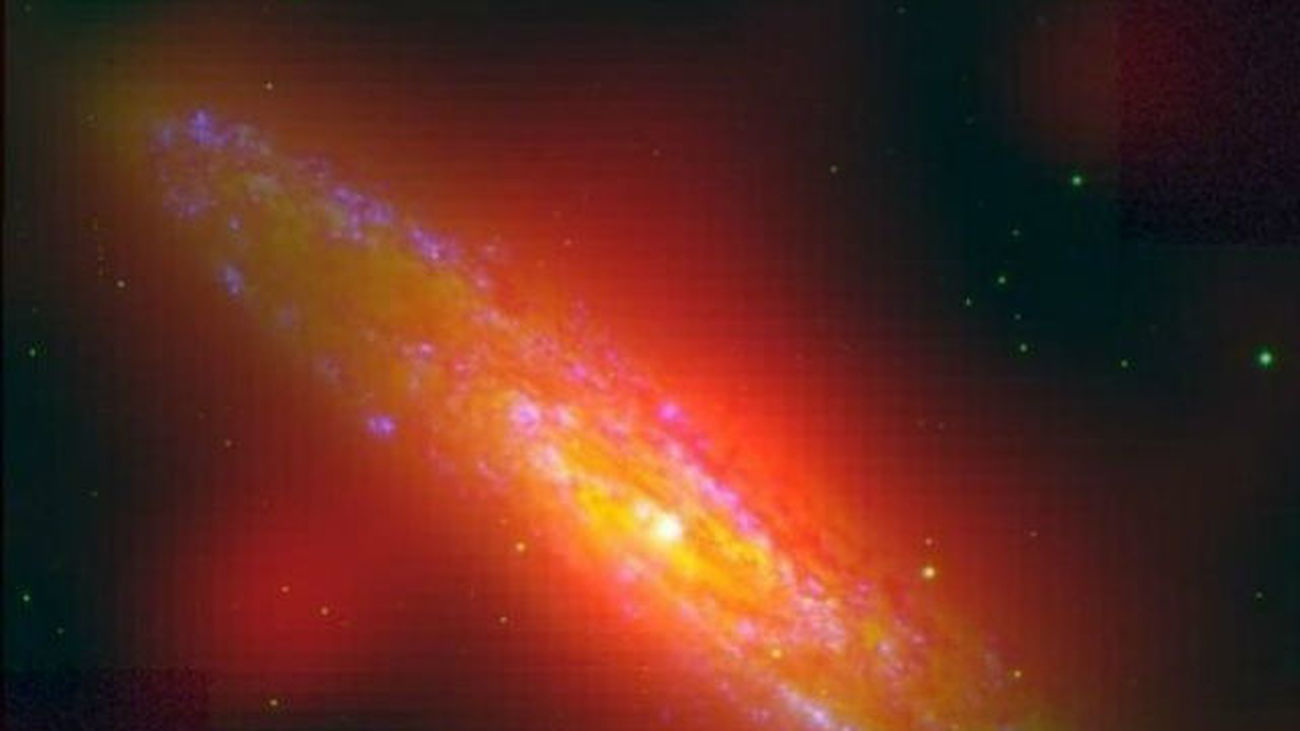 Captan una visión sin precedentes del halo de una galaxia activa cercana