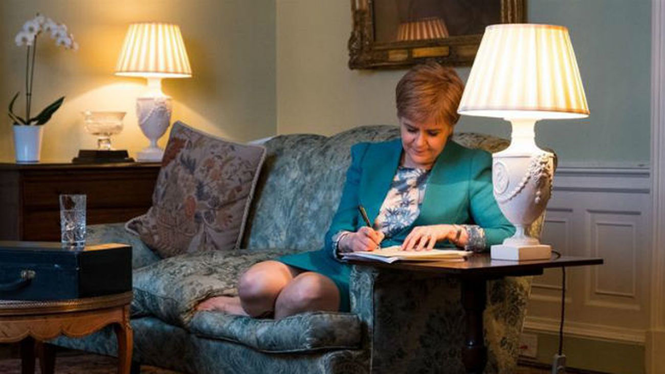 La ministra principal de Escocia, Nicola Sturgeon