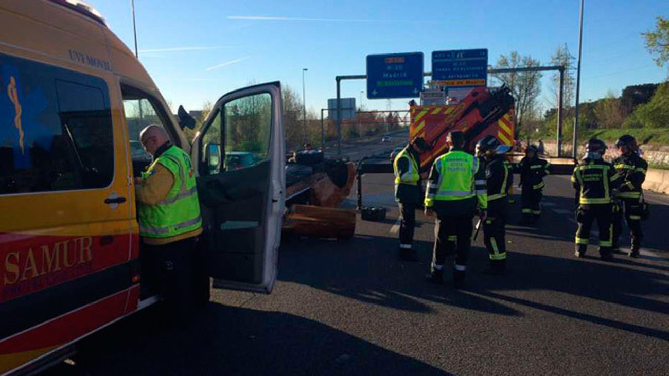 Accidente de tráfico en Colmenar