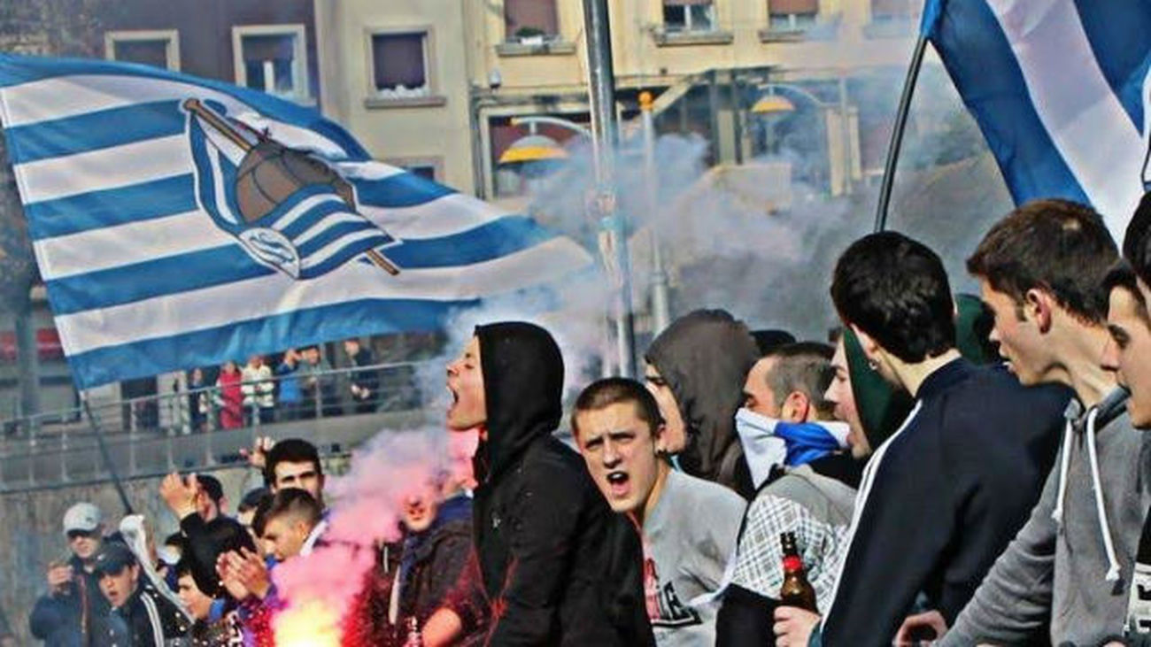 Aficionados de la Real Sociedad