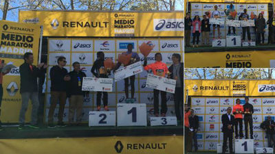 Kibet, con nuevo récord, y Loyce se imponen en el Medio Maratón de Madrid