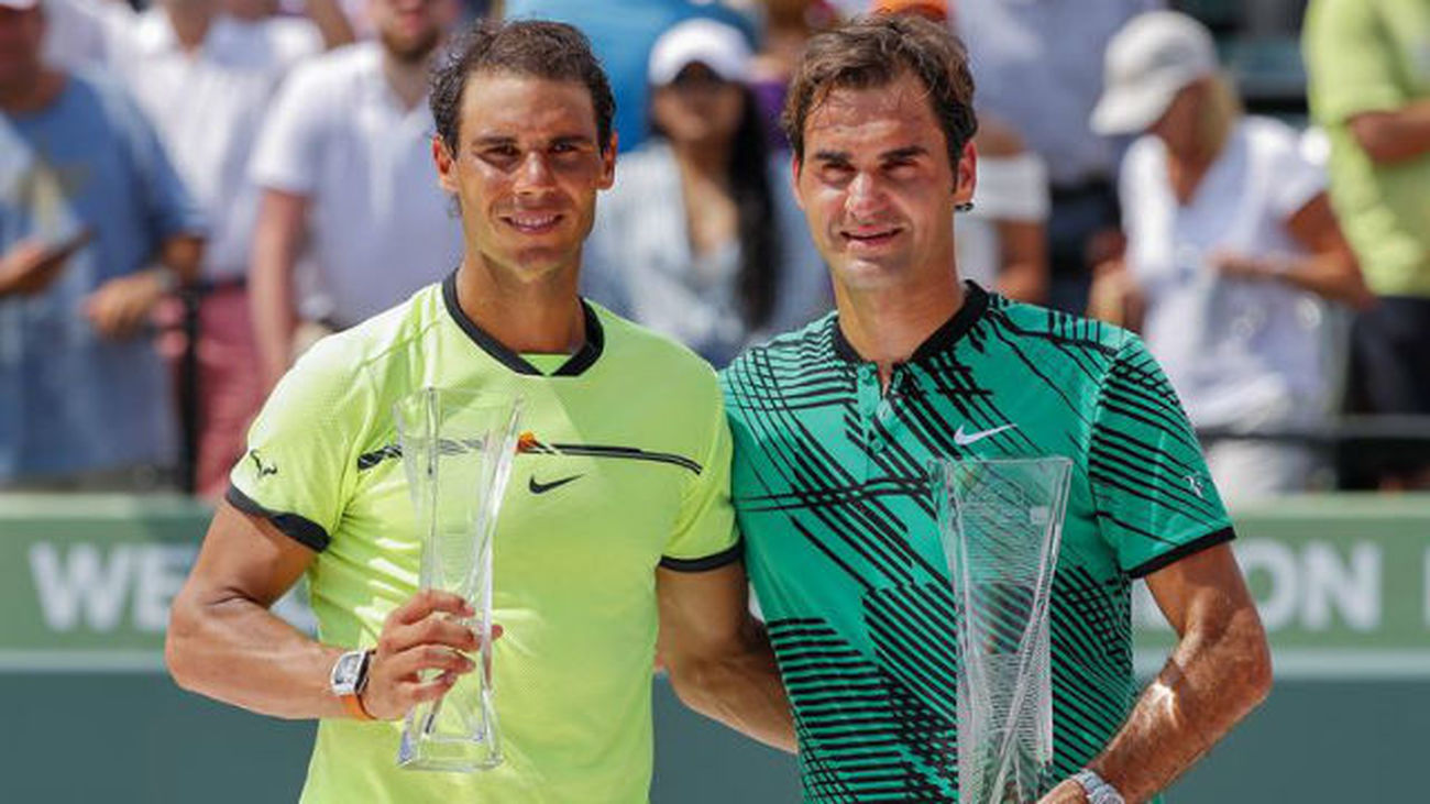 Nadal pierde ante Federer la final de Miami